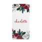 Christmas Flowers Personalised iPhone 6 Plus 3D Snap Case on Gold Phone