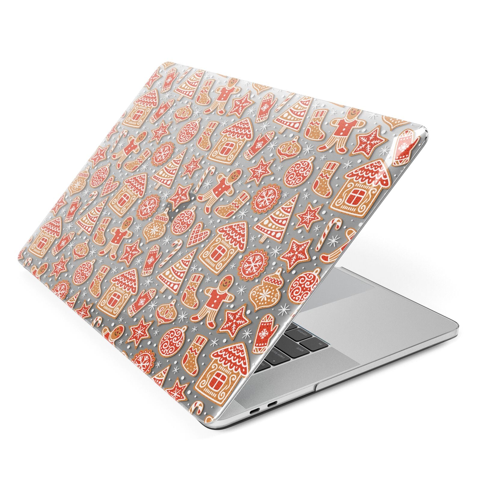 Christmas Gingerbread Apple MacBook Case Side View