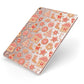 Christmas Gingerbread Apple iPad Case on Rose Gold iPad Side View
