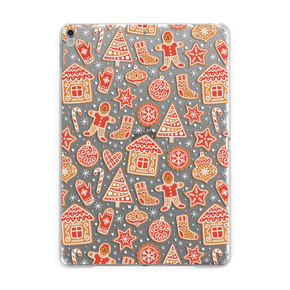Christmas Gingerbread Apple iPad Silver Case