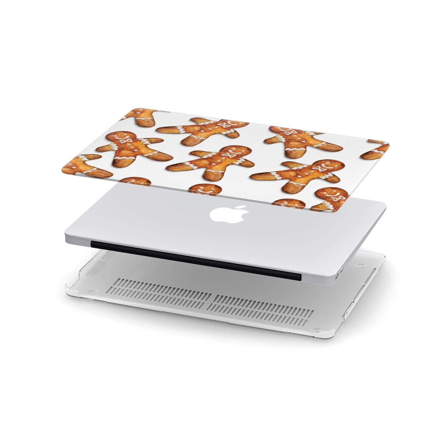 Christmas Gingerbread Man Apple MacBook Case in Detail