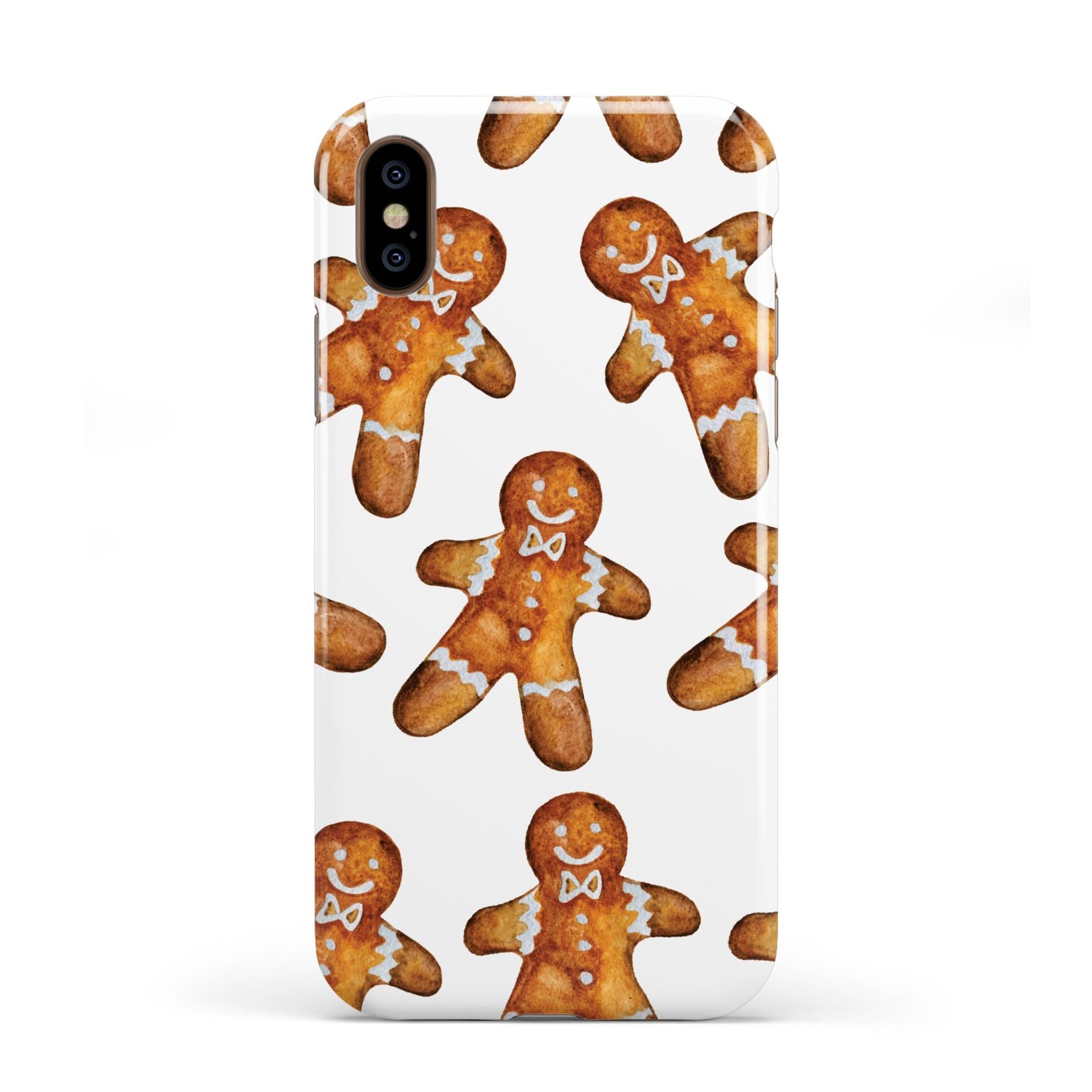 Christmas Gingerbread Man Apple iPhone XS 3D Tough