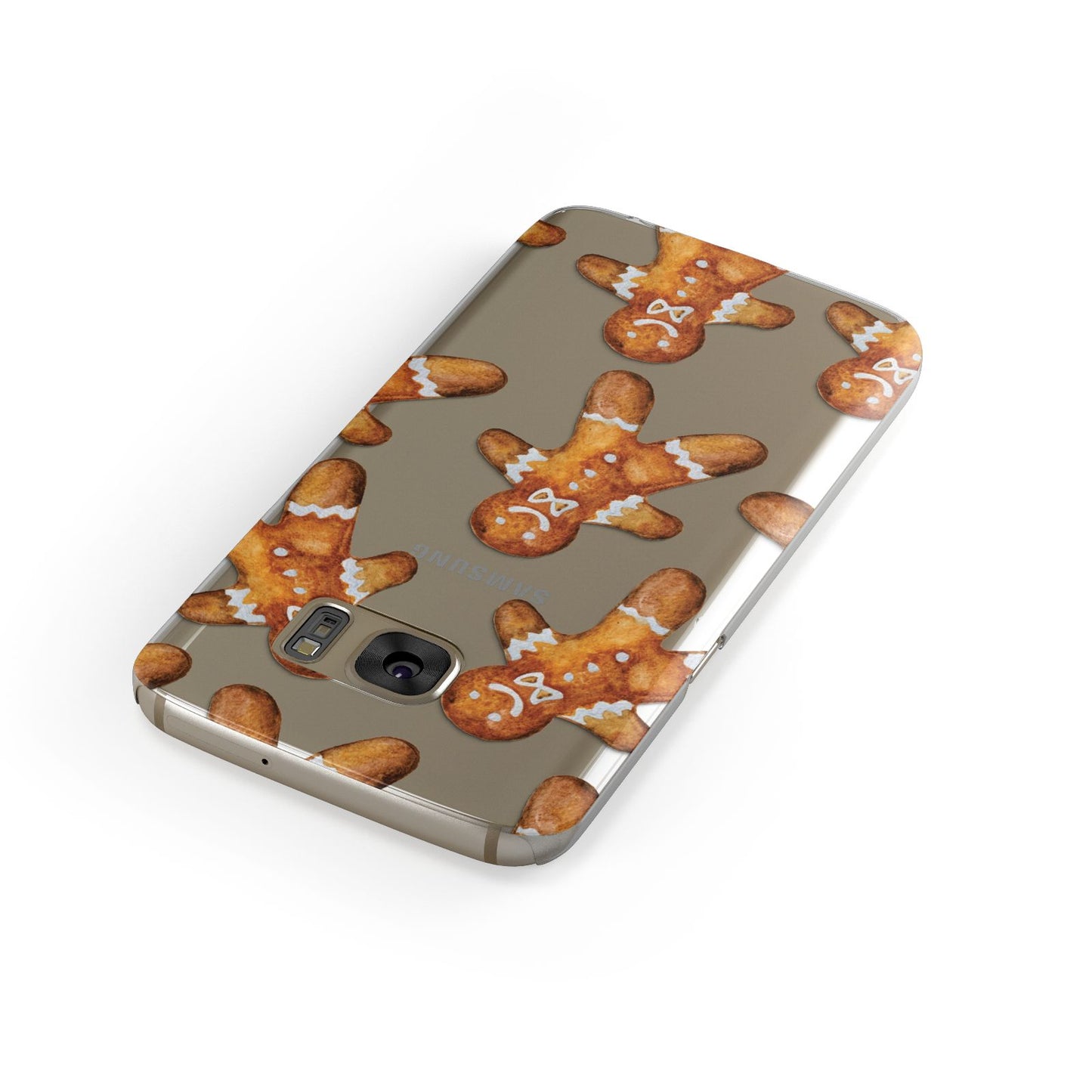 Christmas Gingerbread Man Samsung Galaxy Case Front Close Up
