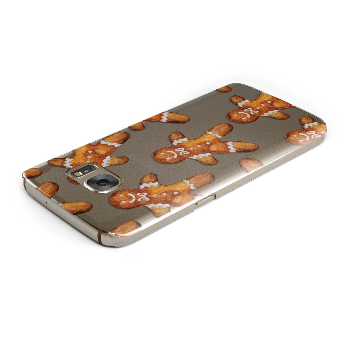 Christmas Gingerbread Man Samsung Galaxy Case Top Cutout