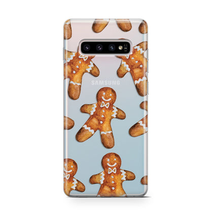 Christmas Gingerbread Man Samsung Galaxy S10 Case