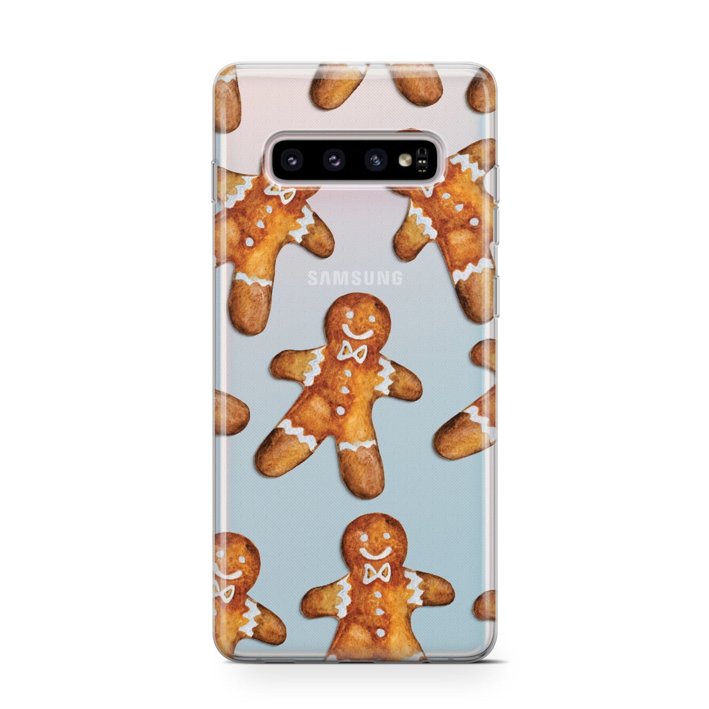 Christmas Gingerbread Man Samsung Galaxy S10 Case