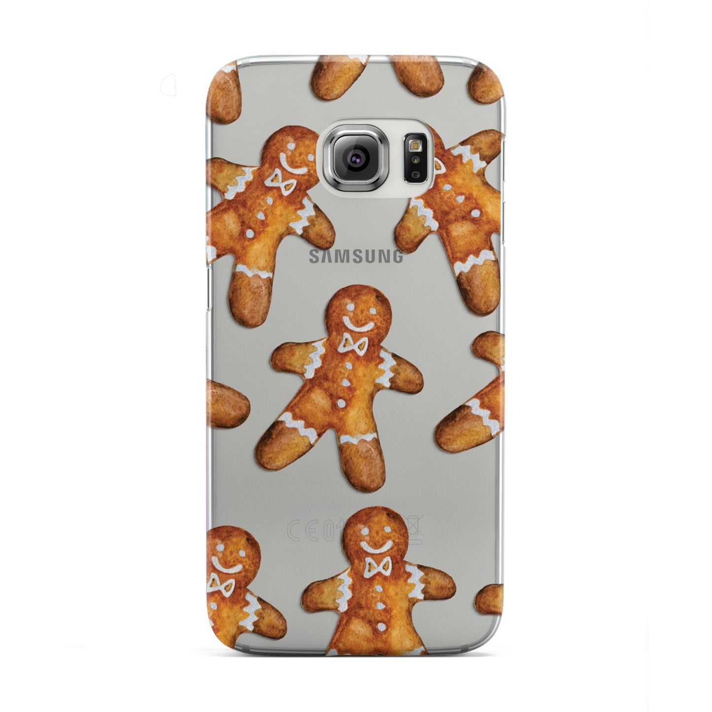 Christmas Gingerbread Man Samsung Galaxy S6 Edge Case
