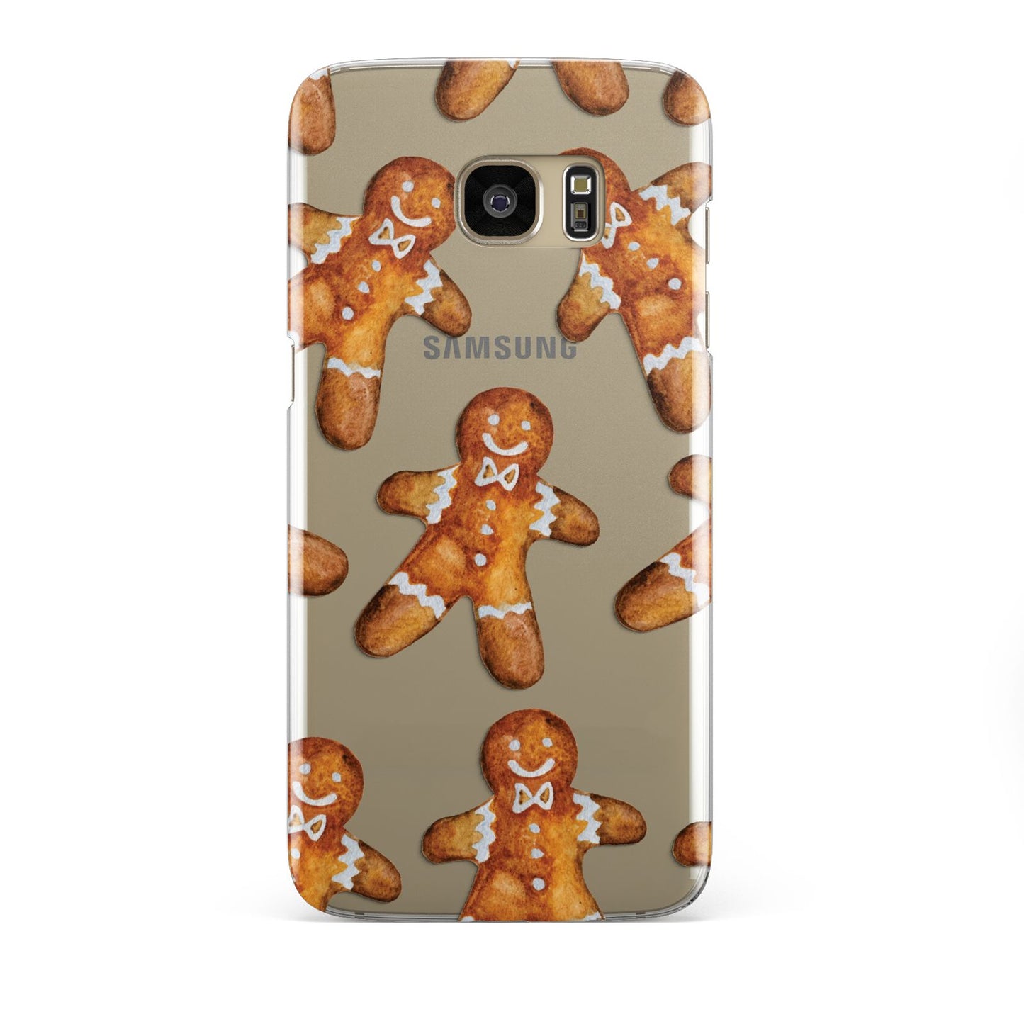 Christmas Gingerbread Man Samsung Galaxy S7 Edge Case