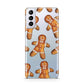 Christmas Gingerbread Man Samsung S21 Plus Phone Case
