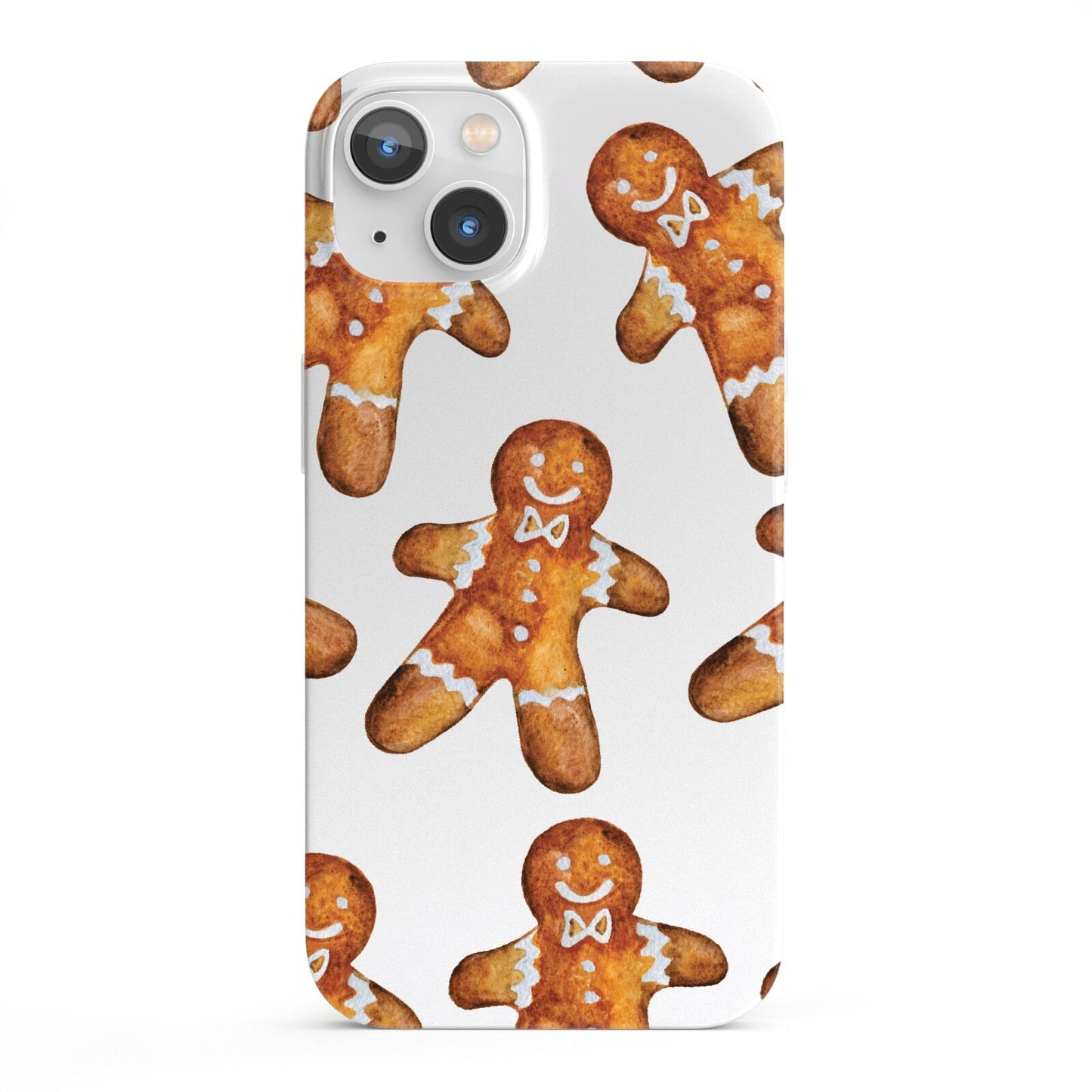 Christmas Gingerbread Man iPhone 13 Full Wrap 3D Snap Case
