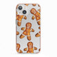 Christmas Gingerbread Man iPhone 13 TPU Impact Case with Pink Edges
