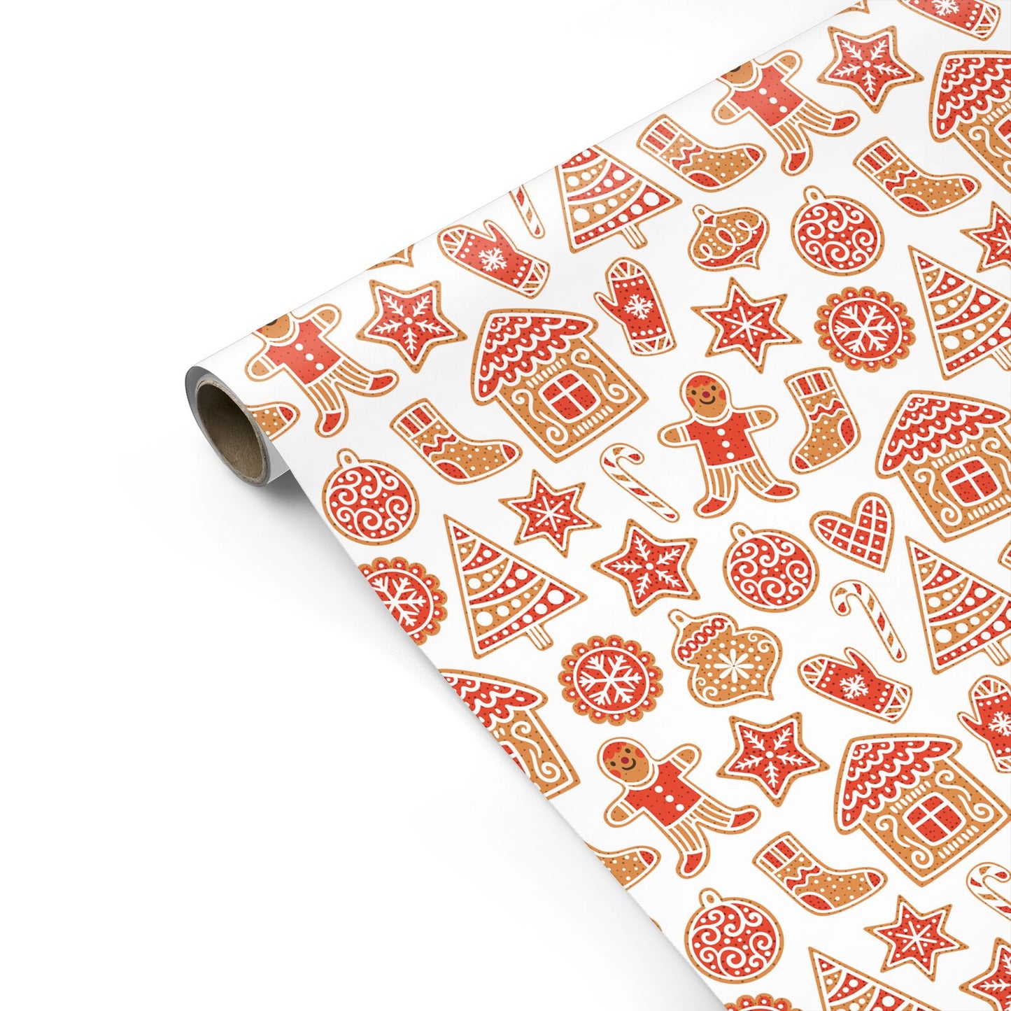 Christmas Gingerbread Personalised Gift Wrap