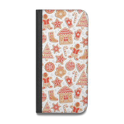 Christmas Gingerbread Vegan Leather Flip Samsung Case