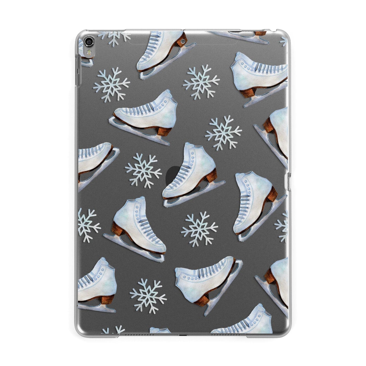 Christmas Ice Skates Apple iPad Grey Case