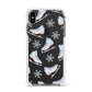 Christmas Ice Skates Apple iPhone Xs Max Impact Case White Edge on Black Phone