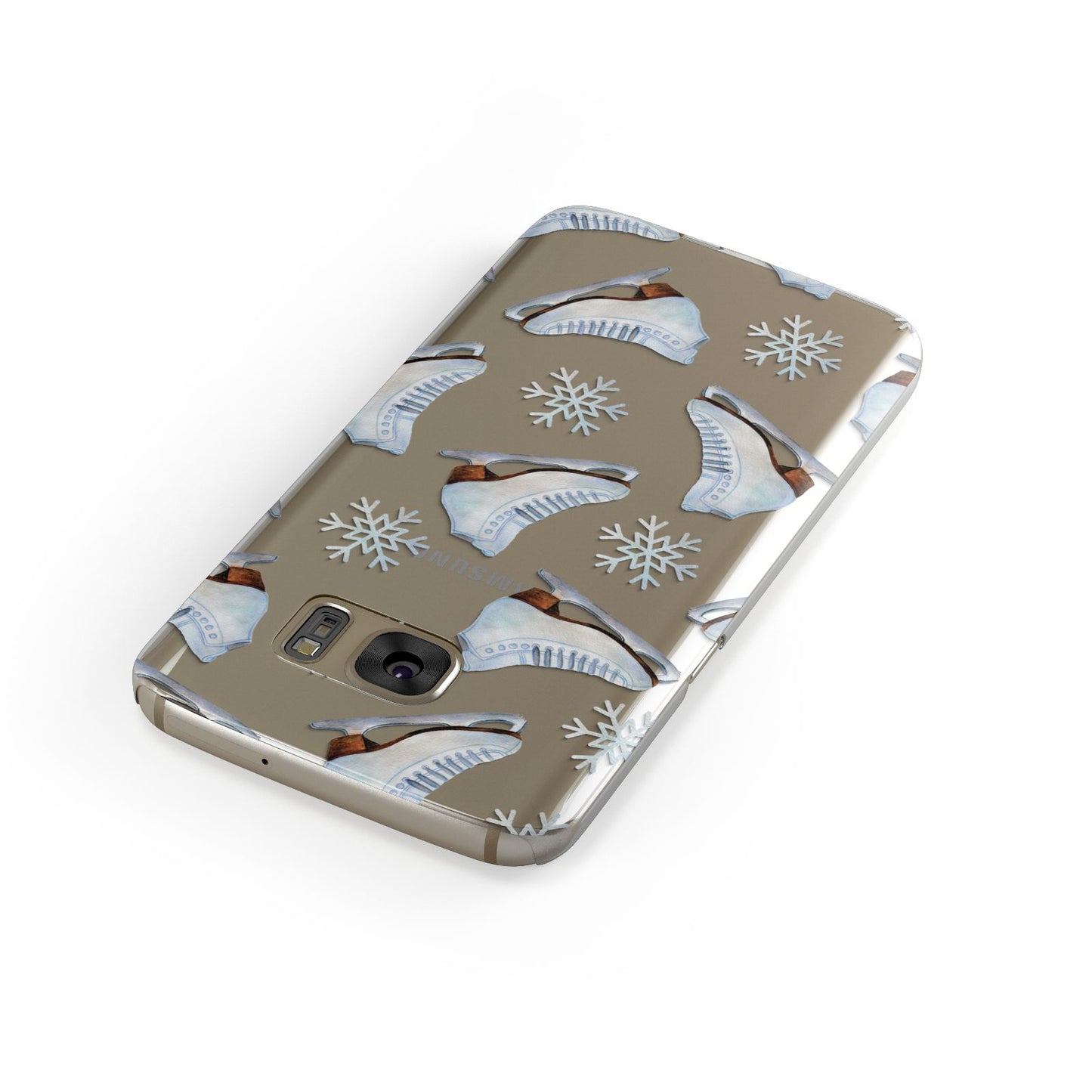 Christmas Ice Skates Samsung Galaxy Case Front Close Up