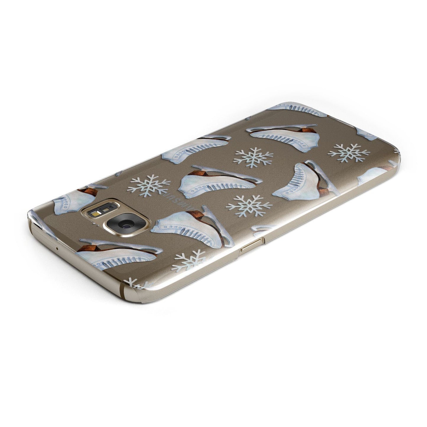 Christmas Ice Skates Samsung Galaxy Case Top Cutout