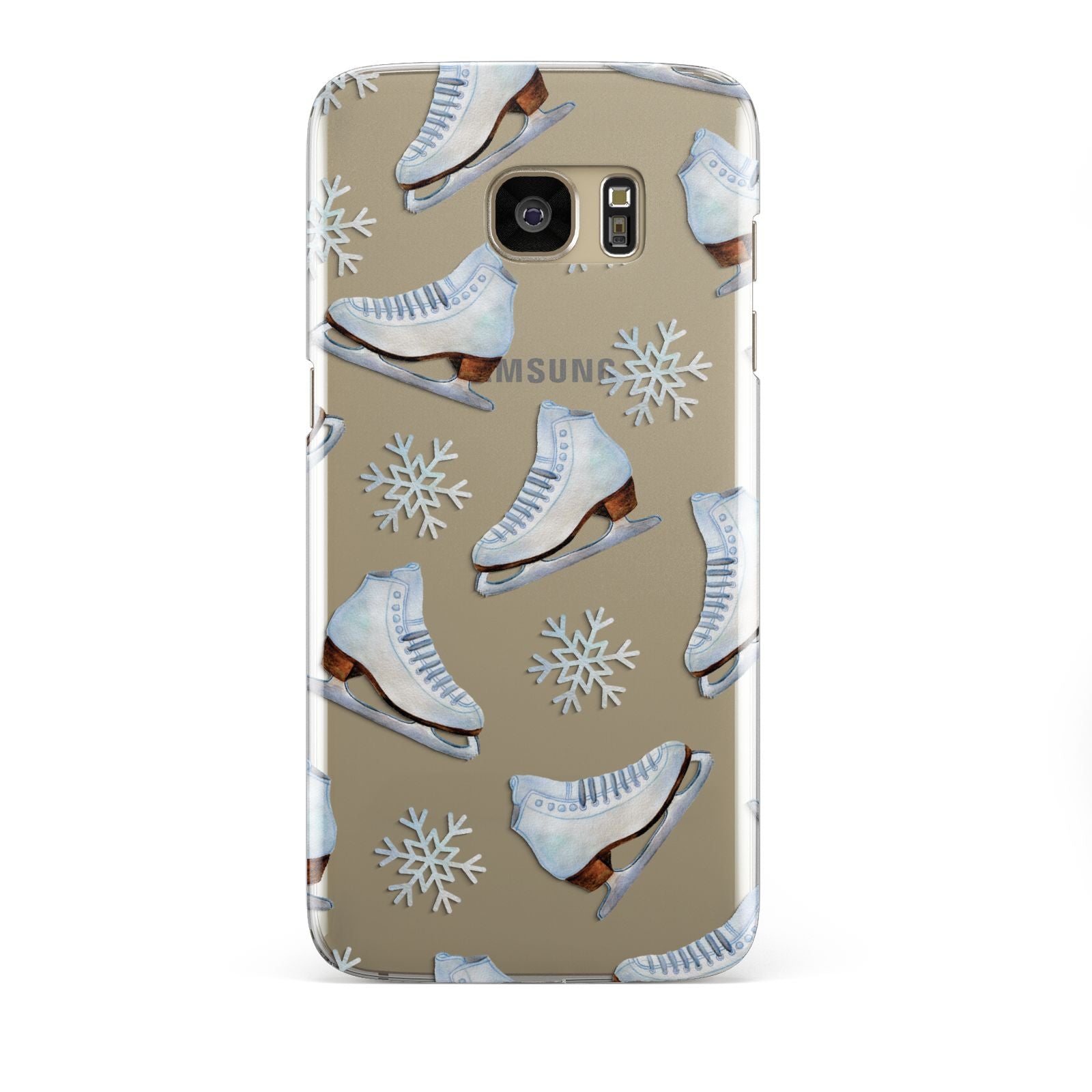 Christmas Ice Skates Samsung Galaxy S7 Edge Case