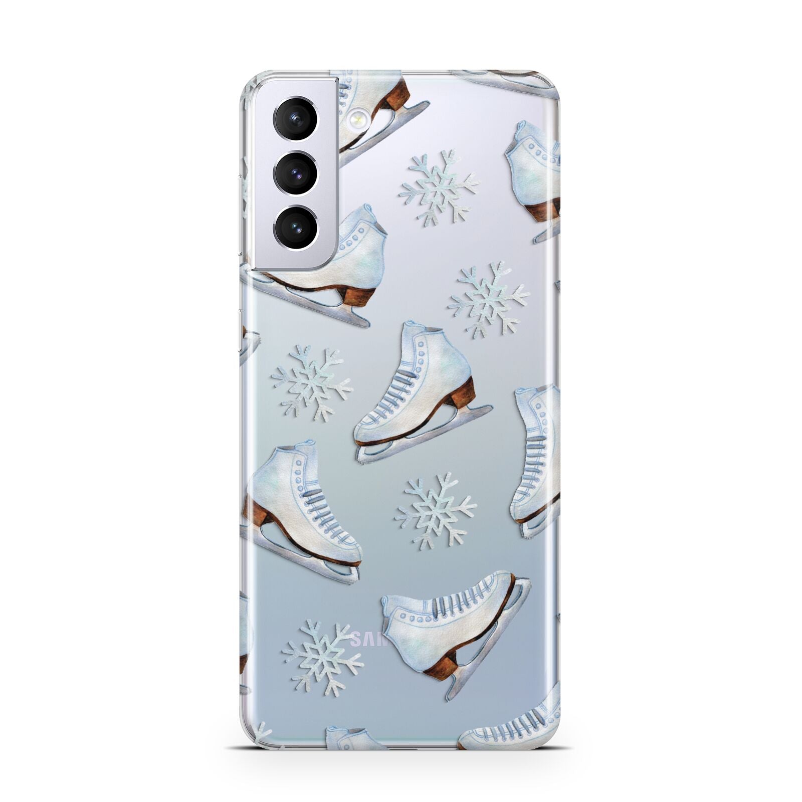 Christmas Ice Skates Samsung S21 Plus Phone Case