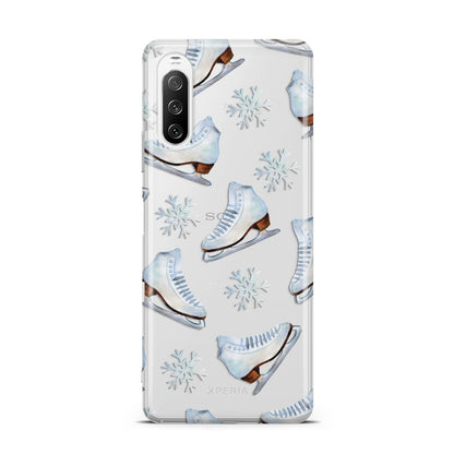 Christmas Ice Skates Sony Xperia 10 III Case
