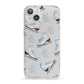 Christmas Ice Skates iPhone 13 Clear Bumper Case