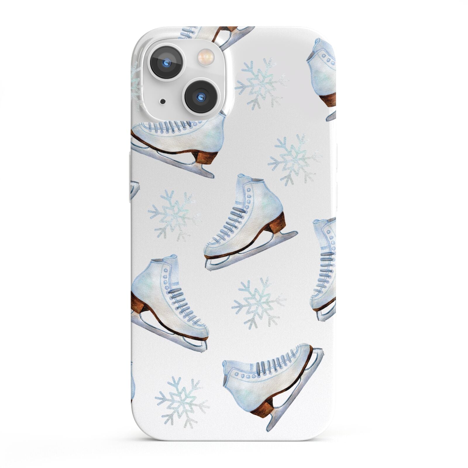 Christmas Ice Skates iPhone 13 Full Wrap 3D Snap Case