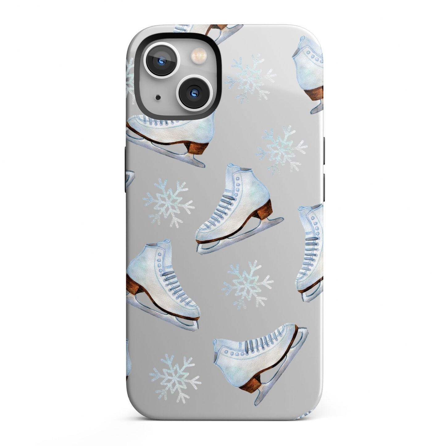 Christmas Ice Skates iPhone 13 Full Wrap 3D Tough Case