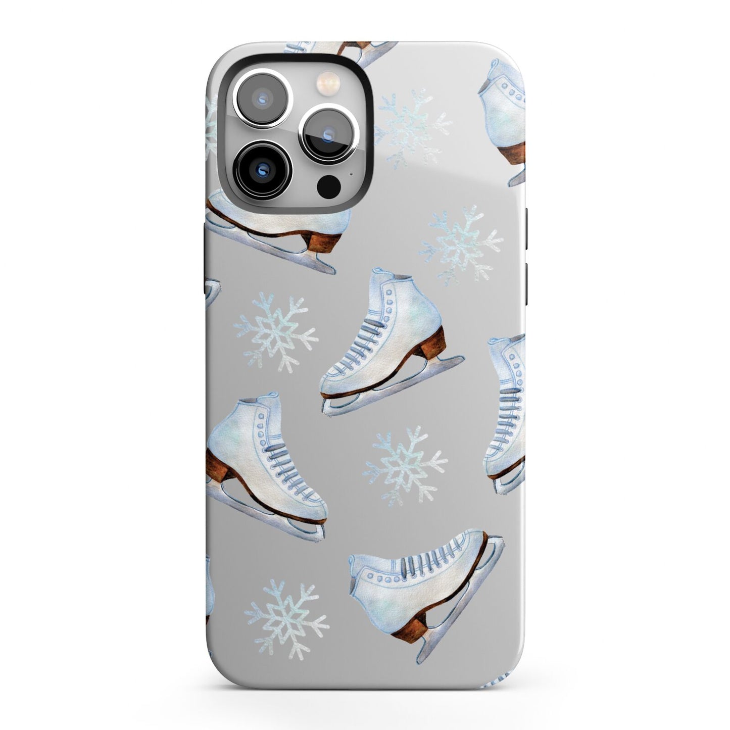 Christmas Ice Skates iPhone 13 Pro Max Full Wrap 3D Tough Case