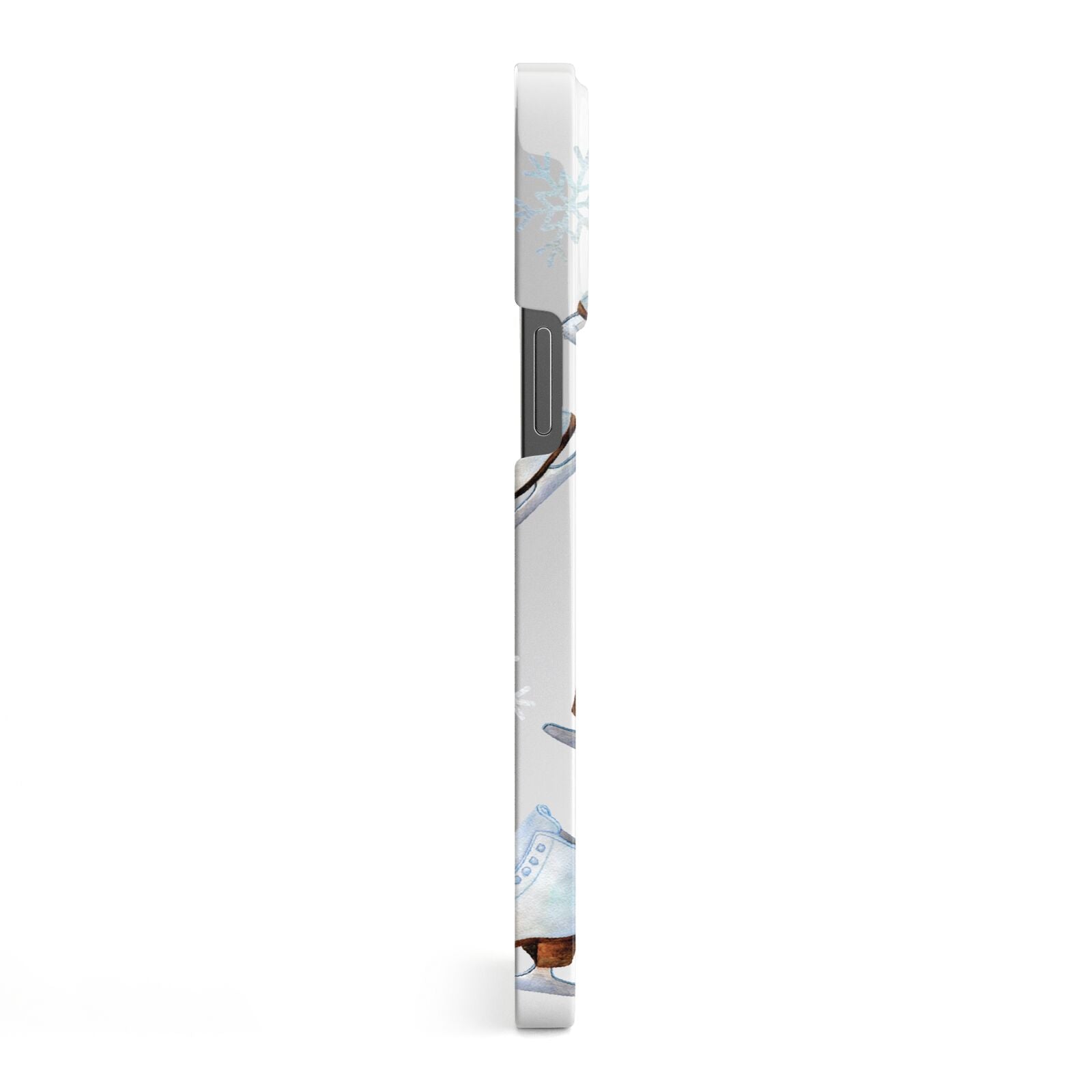 Christmas Ice Skates iPhone 13 Pro Max Side Image 3D Snap Case