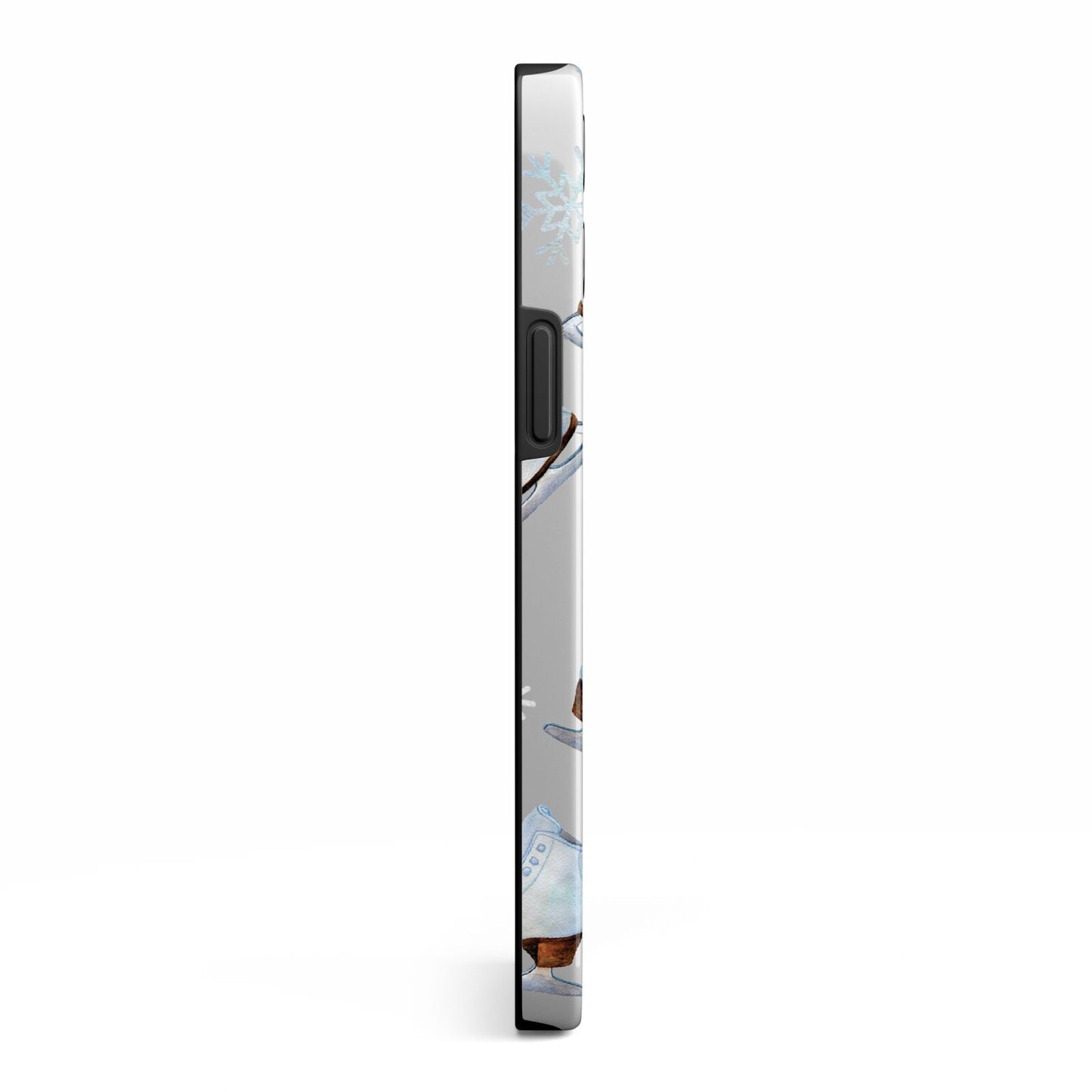 Christmas Ice Skates iPhone 13 Pro Max Side Image 3D Tough Case