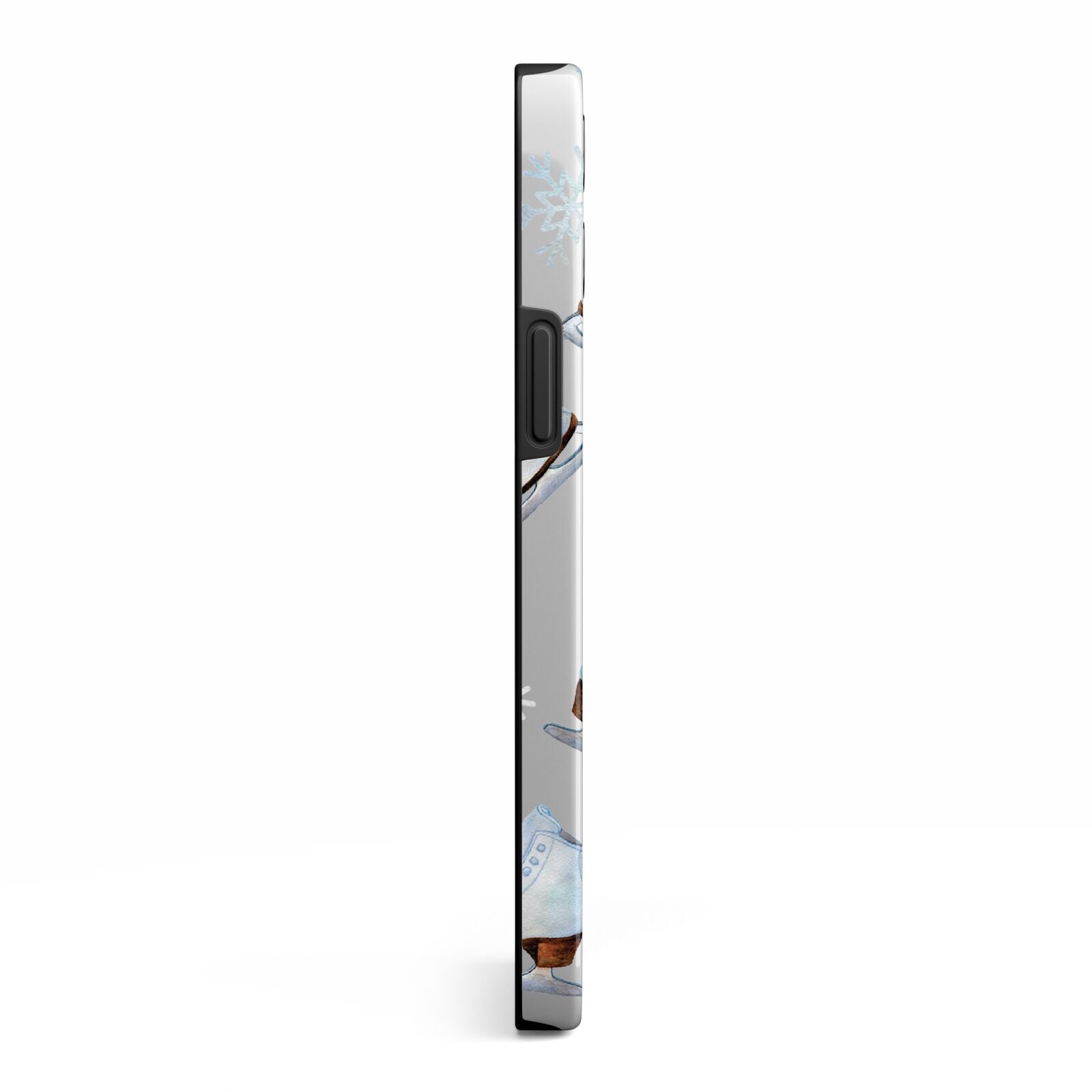 Christmas Ice Skates iPhone 13 Pro Max Side Image 3D Tough Case