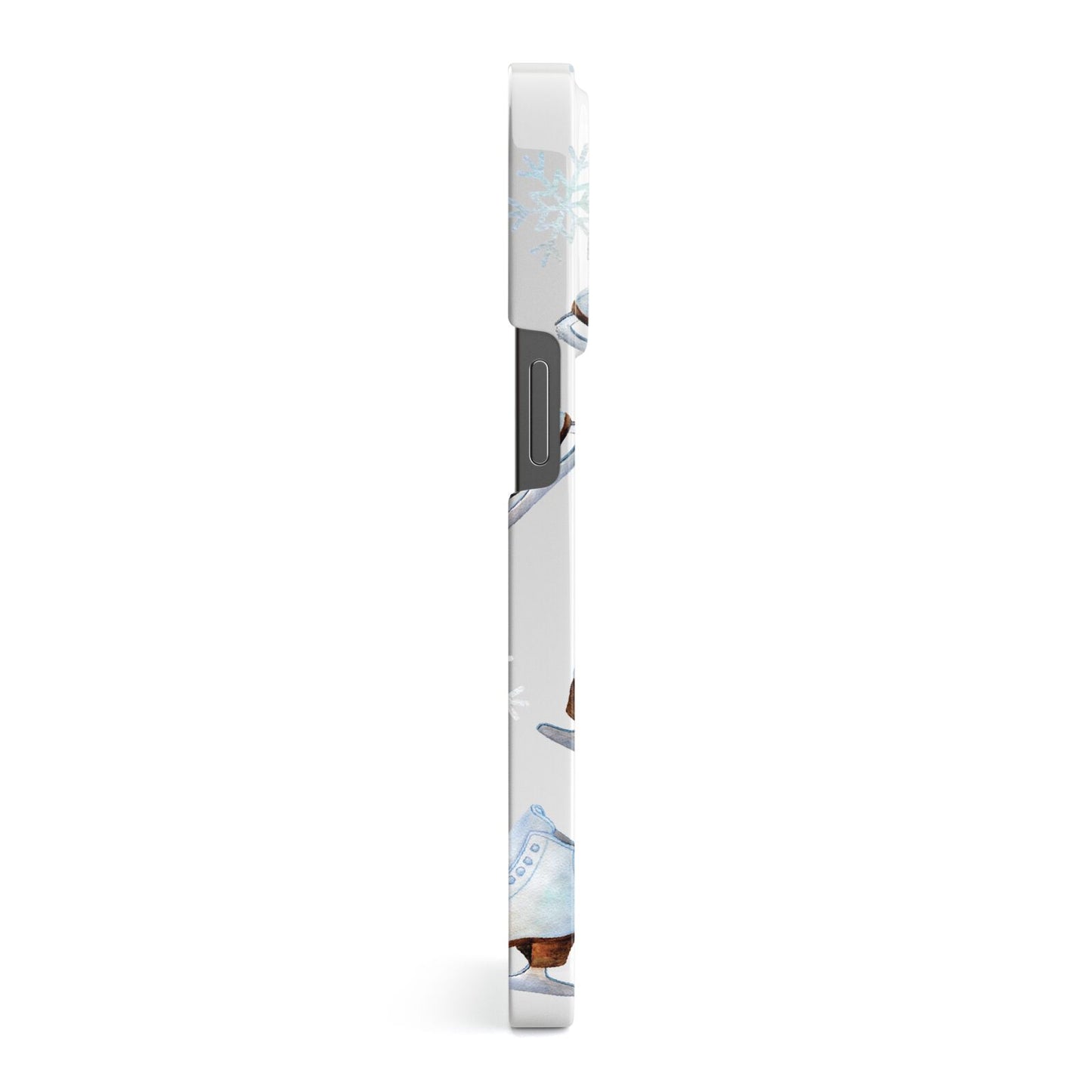 Christmas Ice Skates iPhone 13 Pro Side Image 3D Snap Case