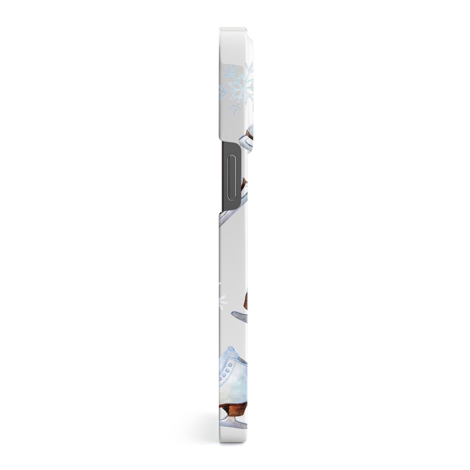 Christmas Ice Skates iPhone 13 Pro Side Image 3D Snap Case