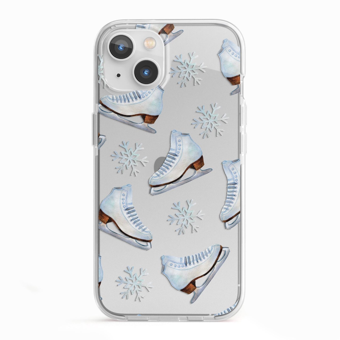 Christmas Ice Skates iPhone 13 TPU Impact Case with White Edges