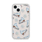 Christmas Ice Skates iPhone 14 Clear Tough Case Starlight