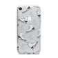 Christmas Ice Skates iPhone 7 Bumper Case on Silver iPhone