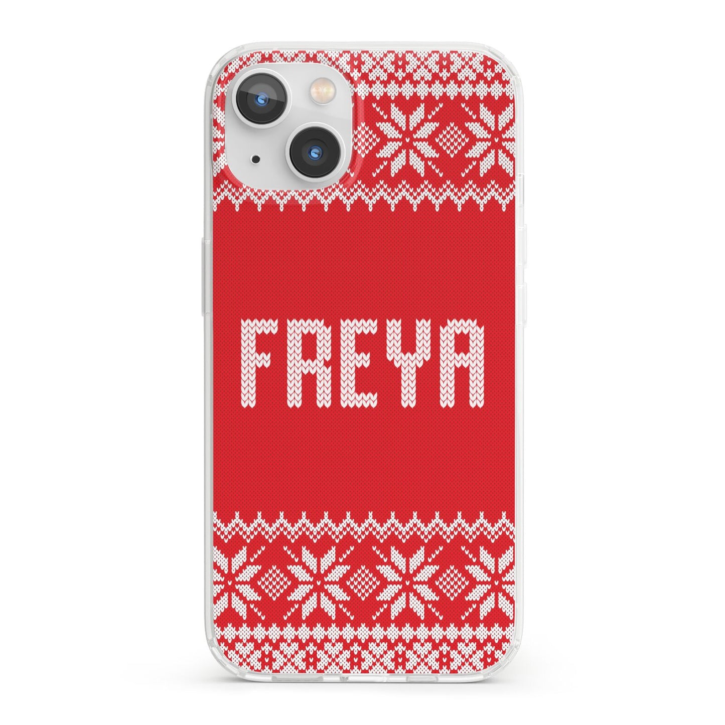 Christmas Jumper iPhone 13 Clear Bumper Case