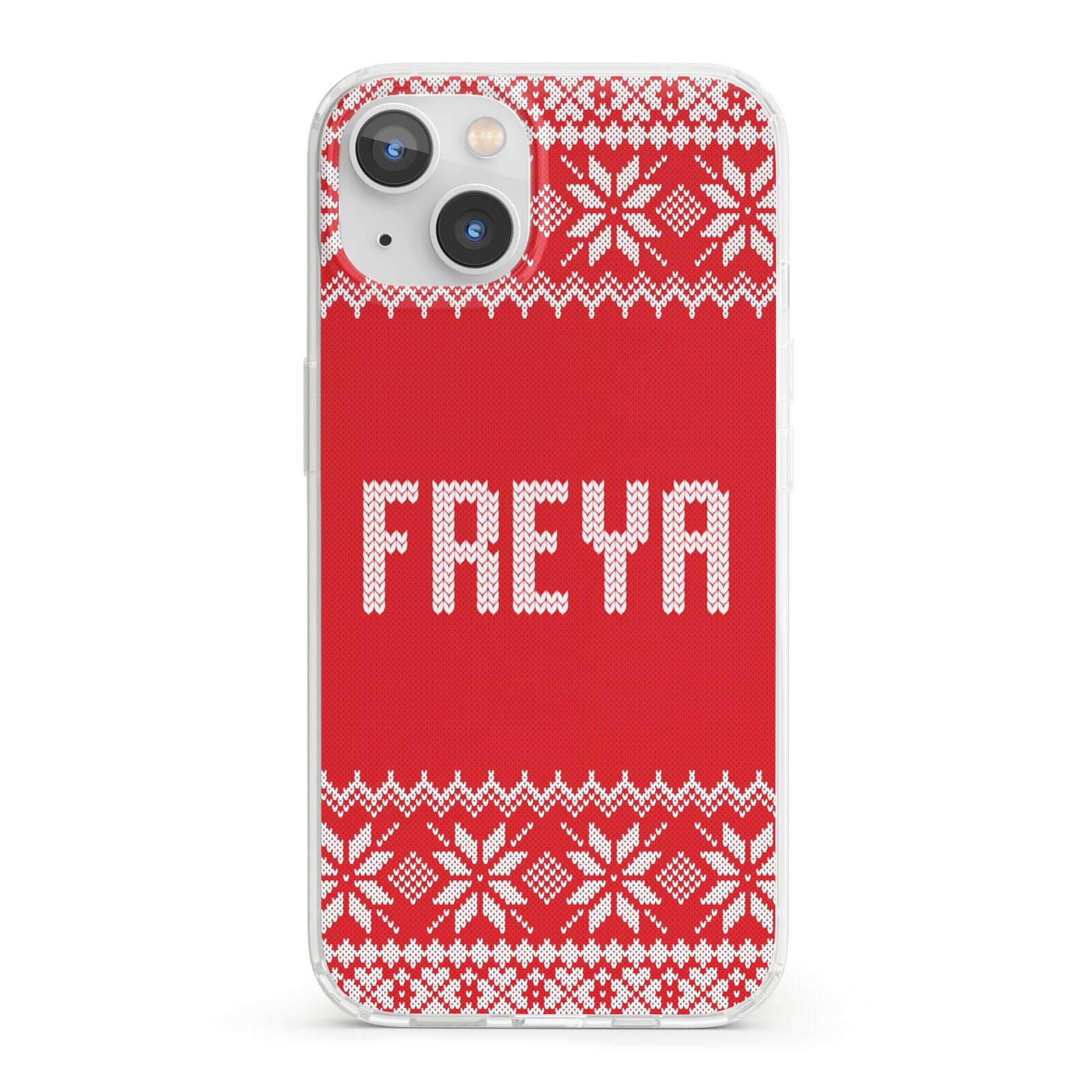 Christmas Jumper iPhone 13 Clear Bumper Case