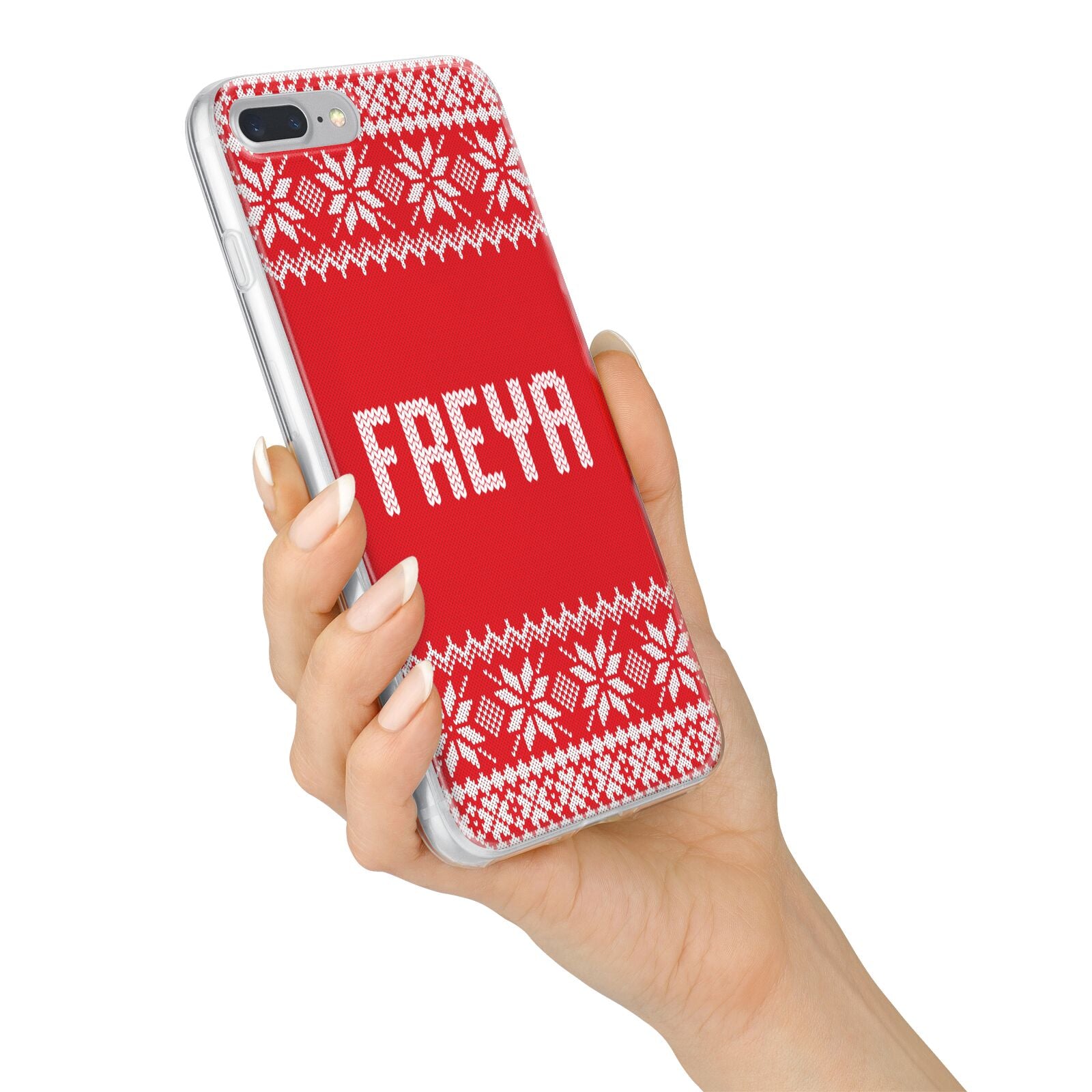 Christmas Jumper iPhone 7 Plus Bumper Case on Silver iPhone Alternative Image
