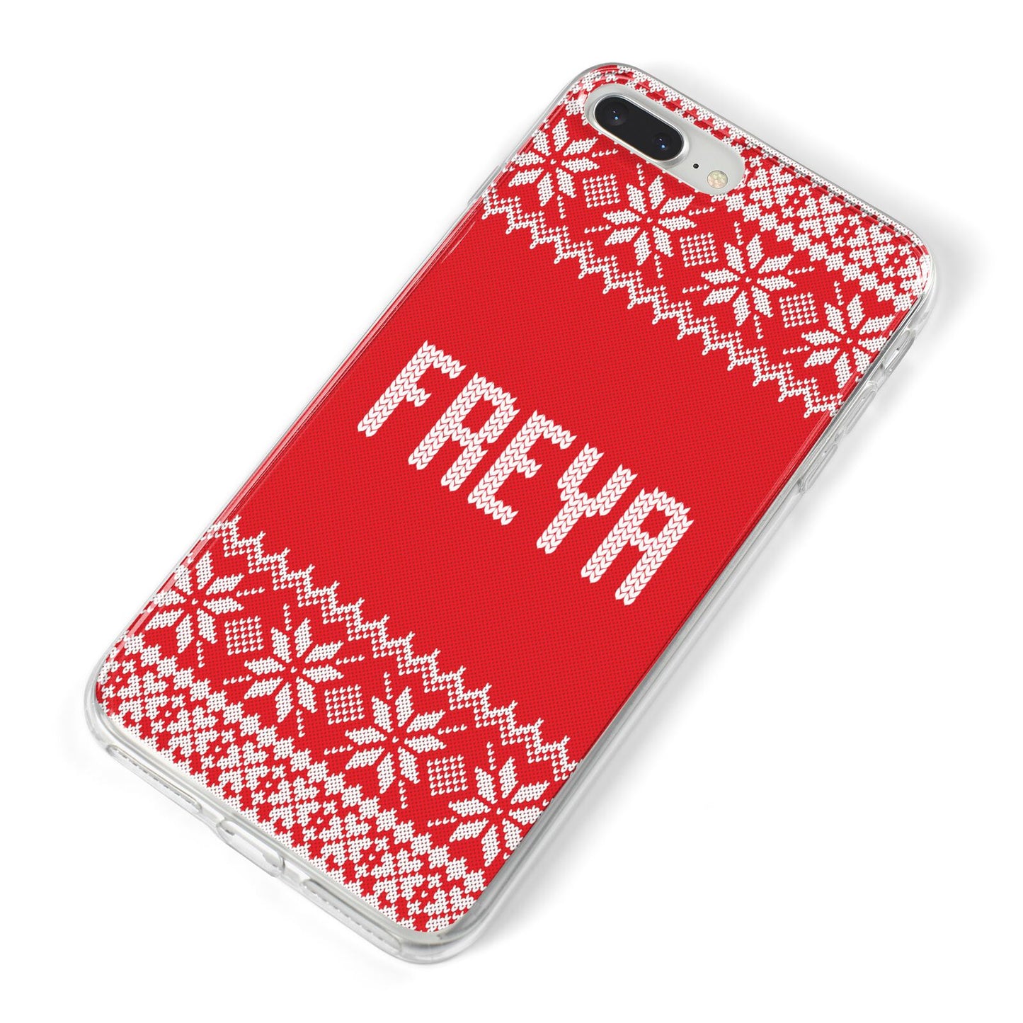 Christmas Jumper iPhone 8 Plus Bumper Case on Silver iPhone Alternative Image