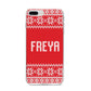 Christmas Jumper iPhone 8 Plus Bumper Case on Silver iPhone