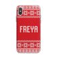 Christmas Jumper iPhone X Bumper Case on Silver iPhone Alternative Image 1