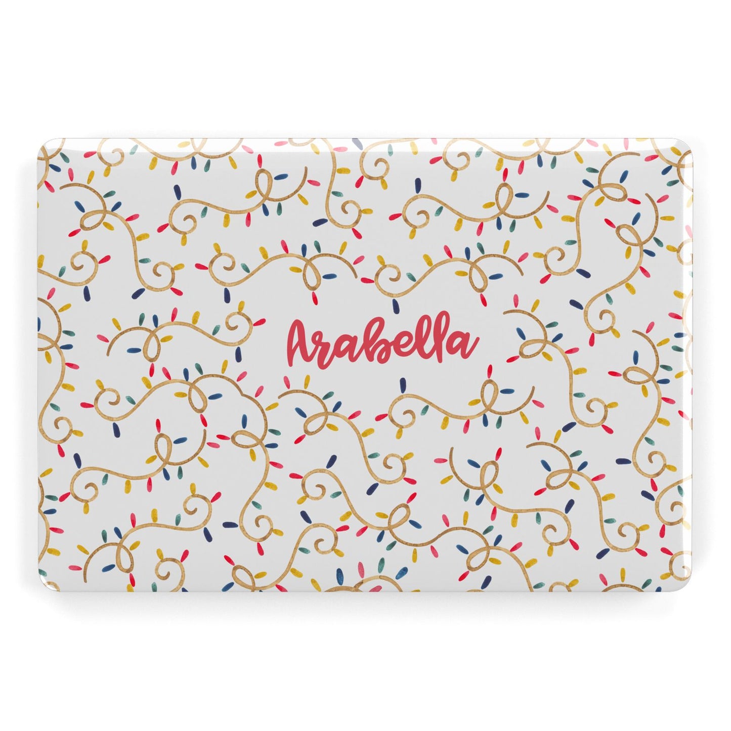 Christmas Lights Pattern Custom Apple MacBook Case