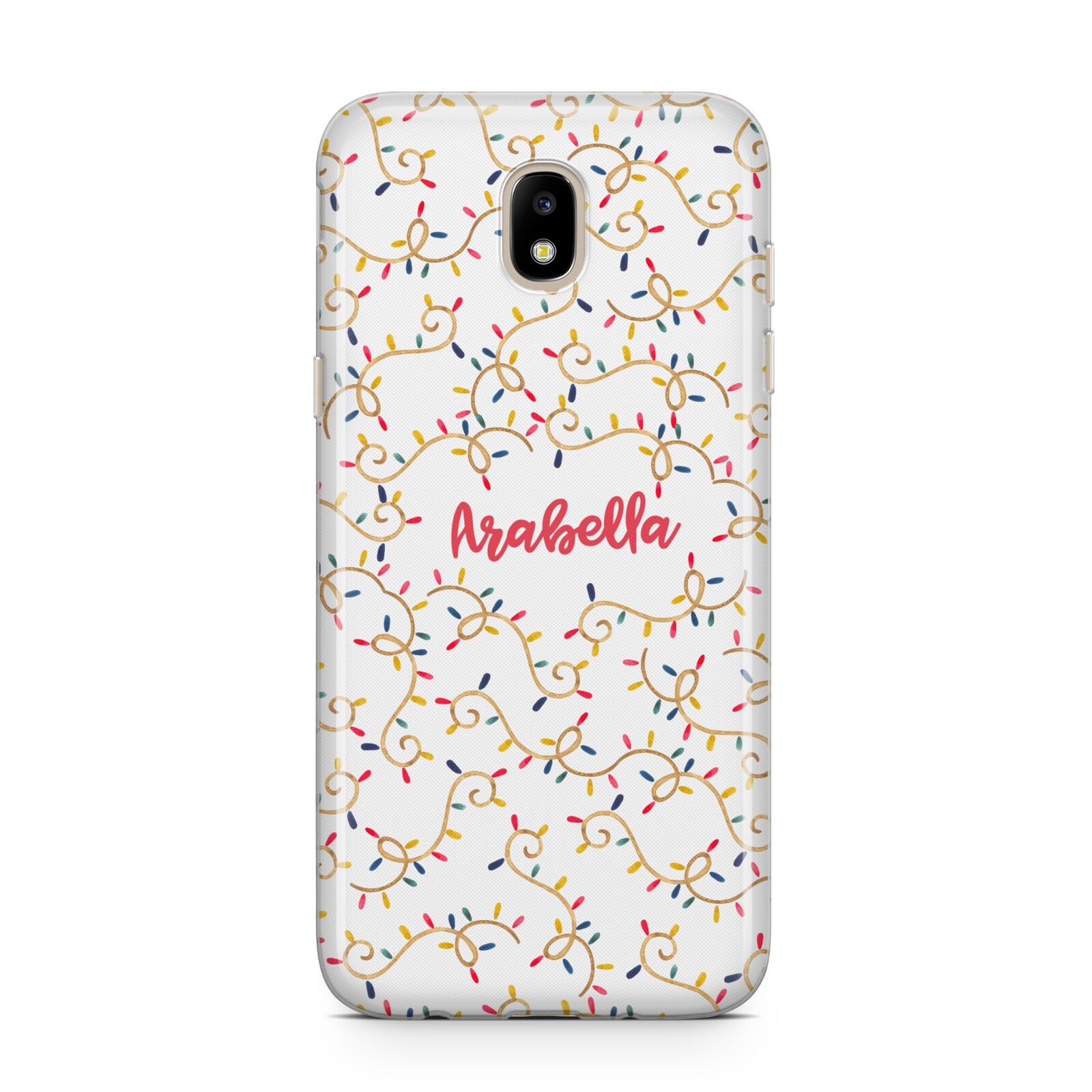 Christmas Lights Pattern Custom Samsung J5 2017 Case