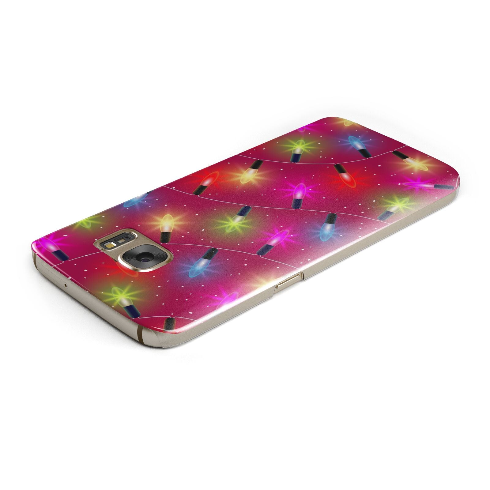 Christmas Lights Samsung Galaxy Case Top Cutout