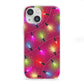 Christmas Lights iPhone 13 Mini Clear Bumper Case