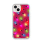 Christmas Lights iPhone 14 Plus Clear Tough Case Starlight
