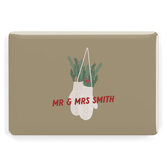 Christmas Mittens Pattern Apple MacBook Case