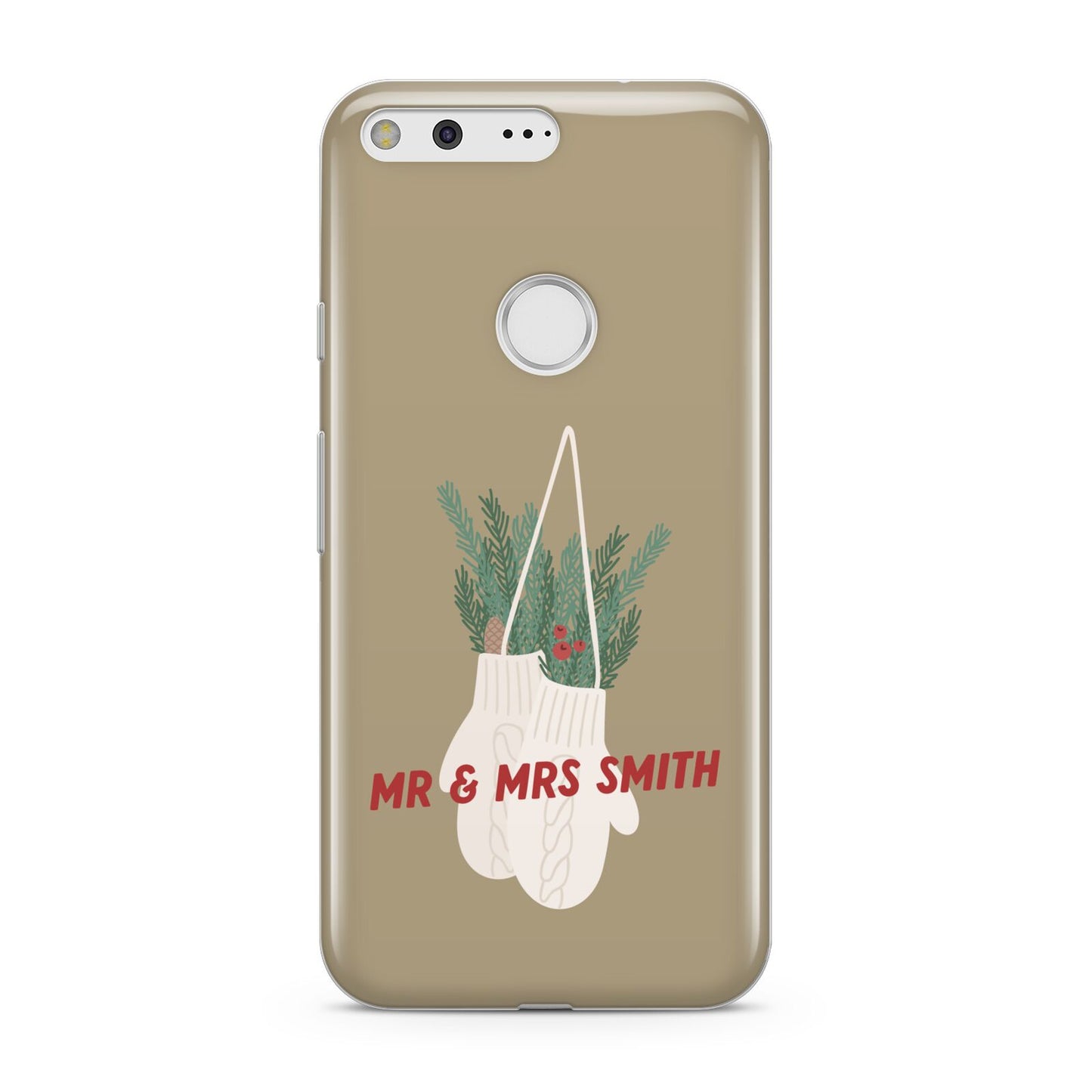 Christmas Mittens Pattern Google Pixel Case