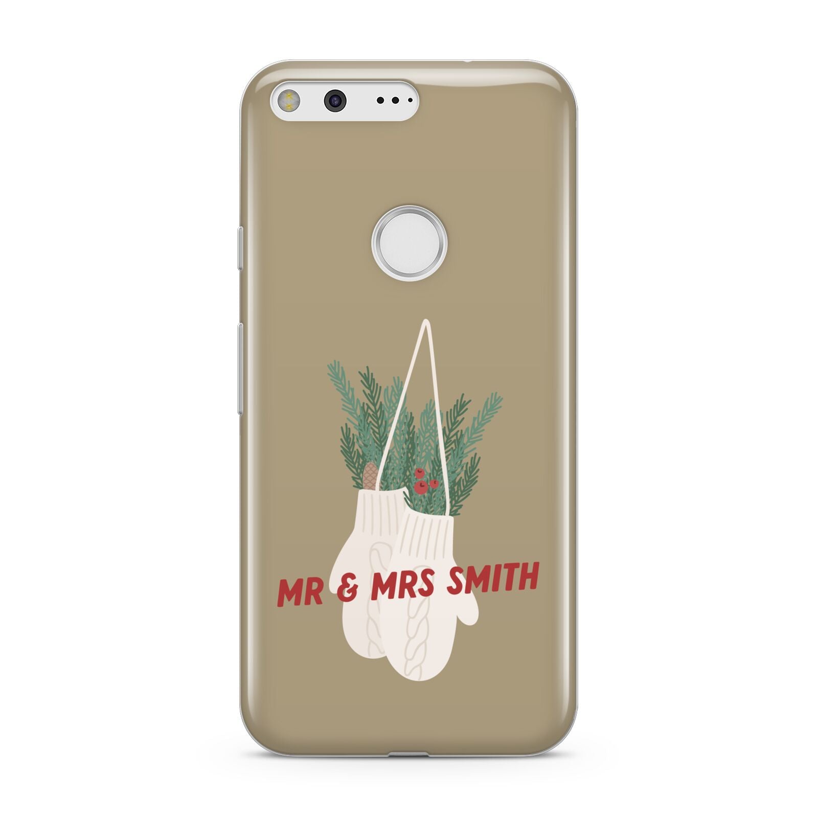 Christmas Mittens Pattern Google Pixel Case